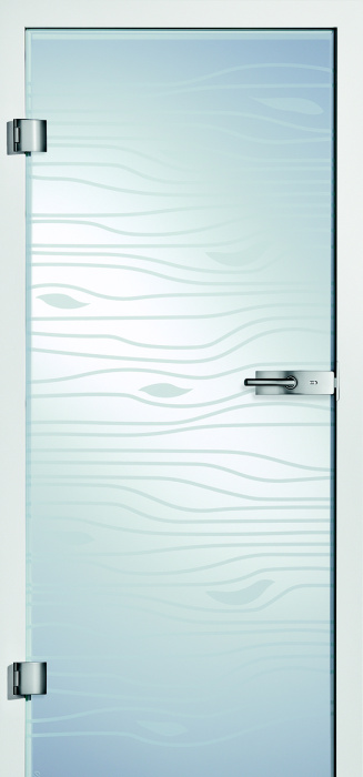 KUNEX City_Ganzglastür_weiß_Design_48_S_Satinato